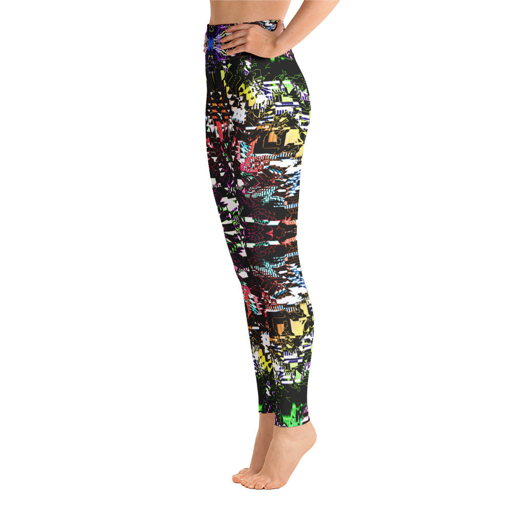 Psychedelic Visionary Art Futuristic Psytrance Rave Leggings