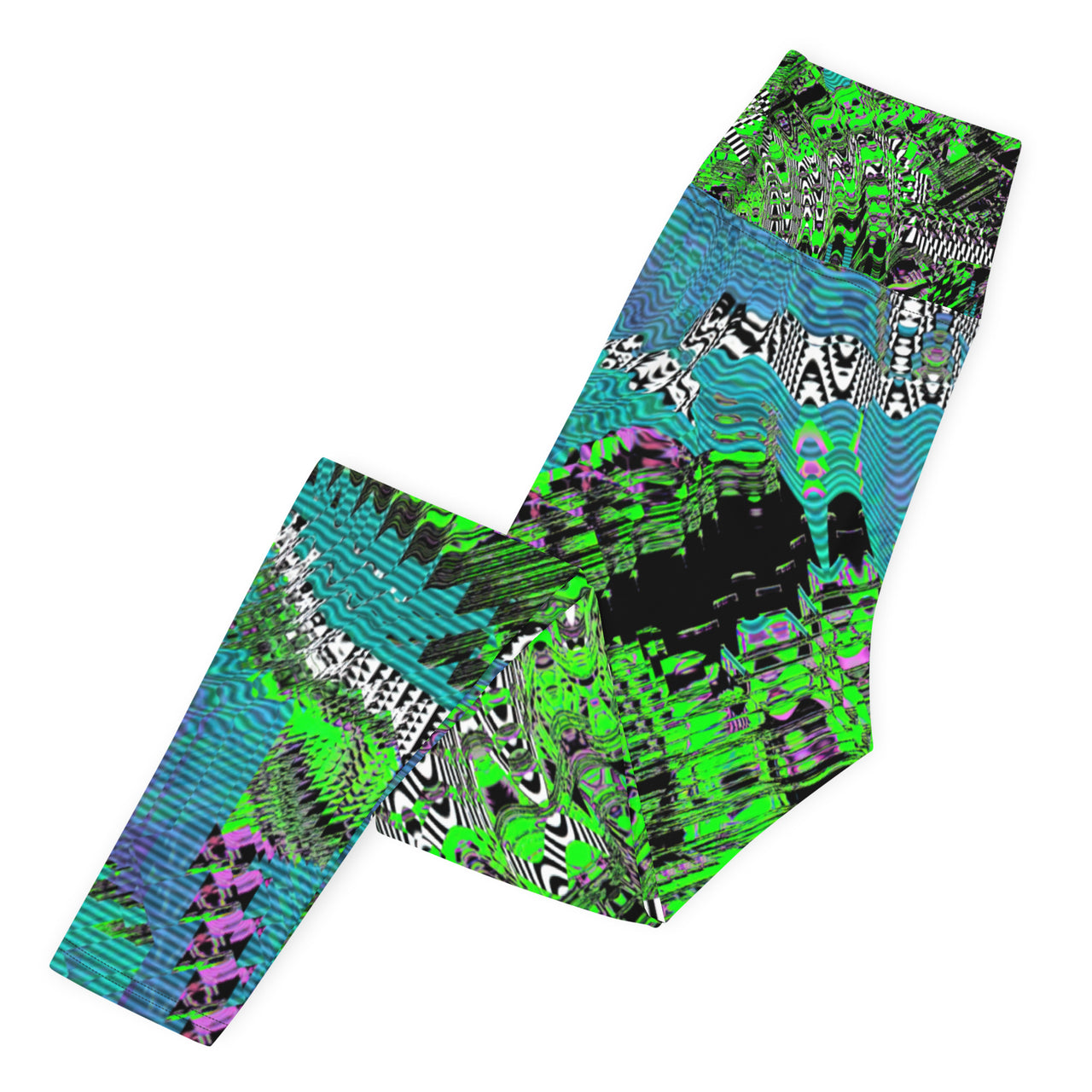 Psychedelic Visionary Art Futuristic Rave Leggings