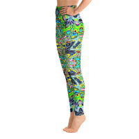 Thumbnail for Psychedelic Visionary Art Futuristic Rave Leggings