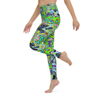 Thumbnail for Psychedelic Visionary Art Futuristic Rave Leggings