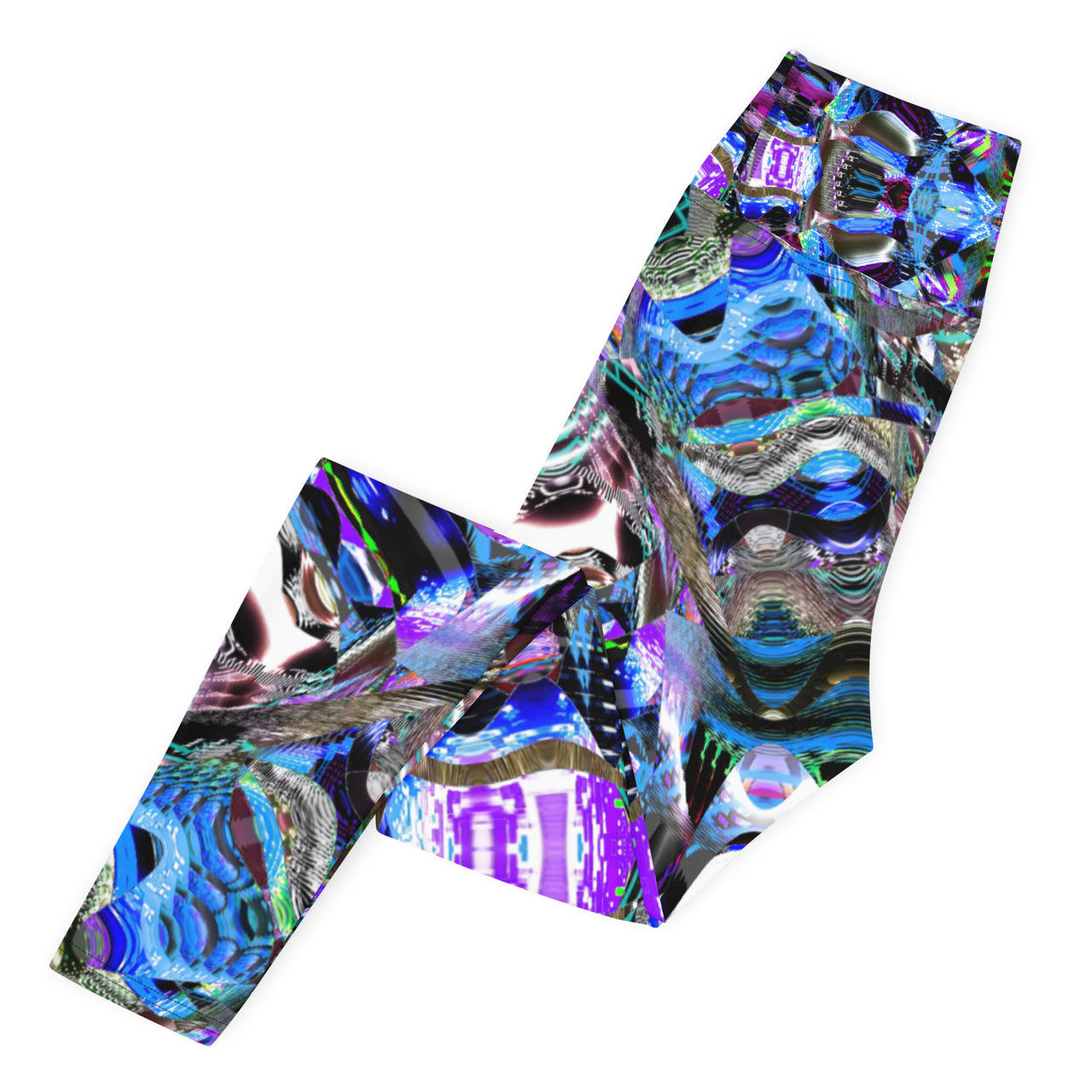 Psychedelic Visionary Art Futuristic Rave Leggings