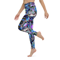 Thumbnail for Psychedelic Visionary Art Futuristic Rave Leggings