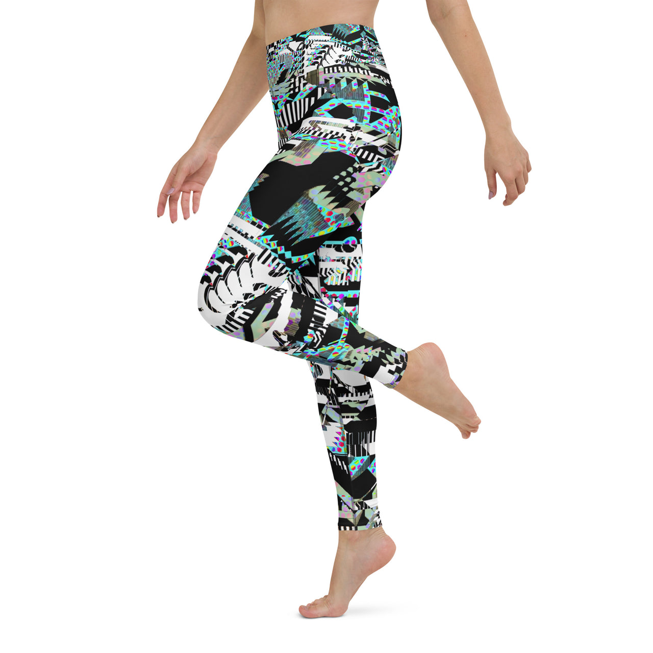 Psychedelic Visionary Art Futuristic Rave Leggings