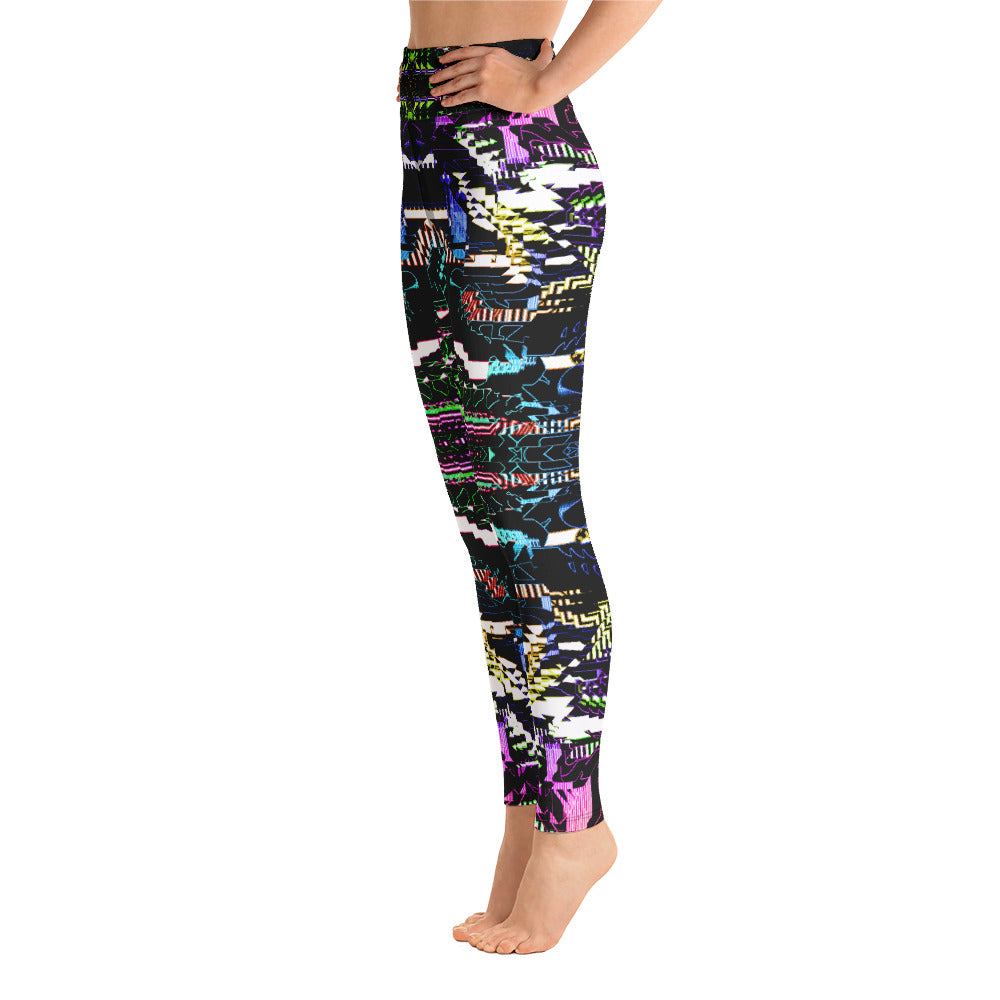 Psychedelic Visionary Art Futuristic Rave Leggings