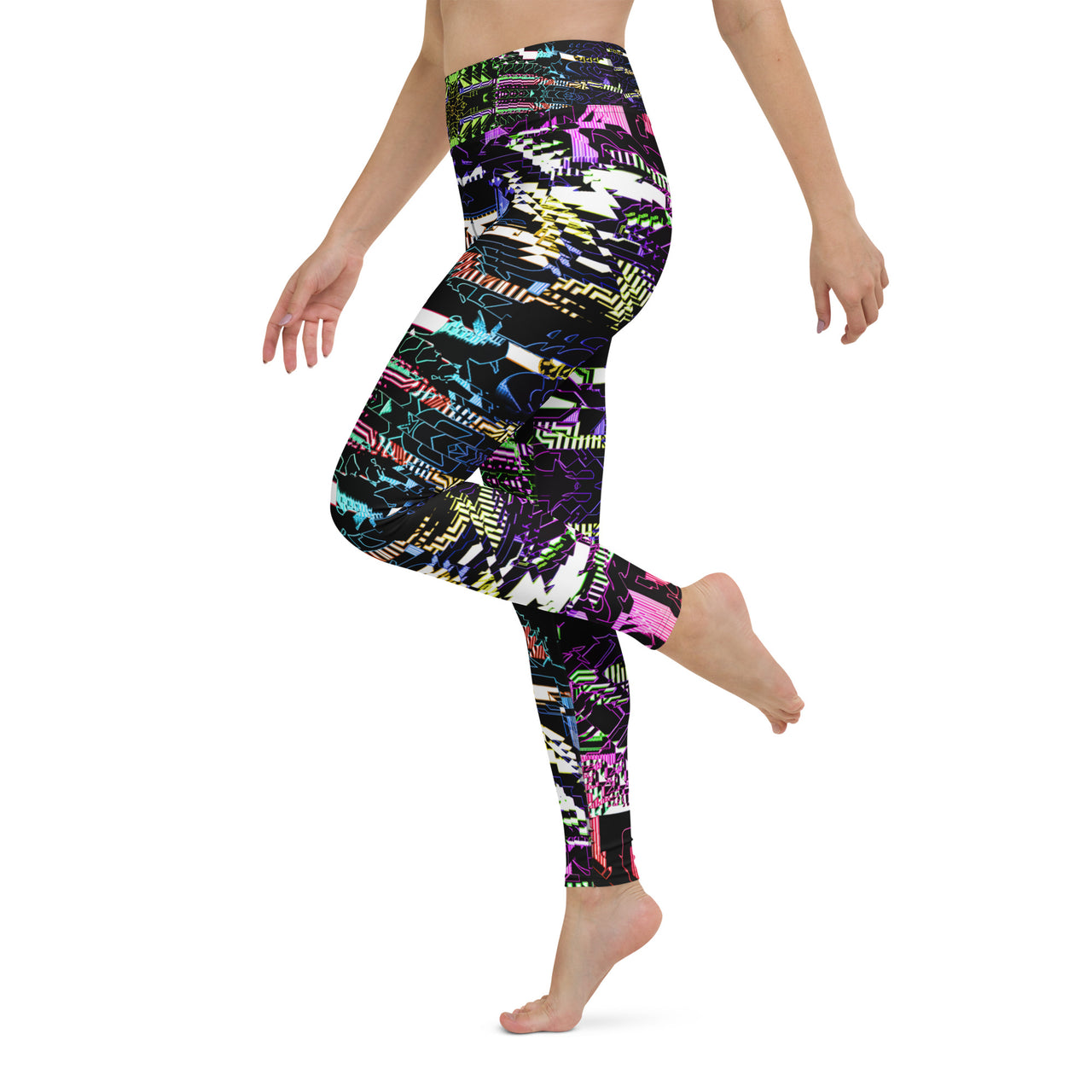 Psychedelic Visionary Art Futuristic Rave Leggings