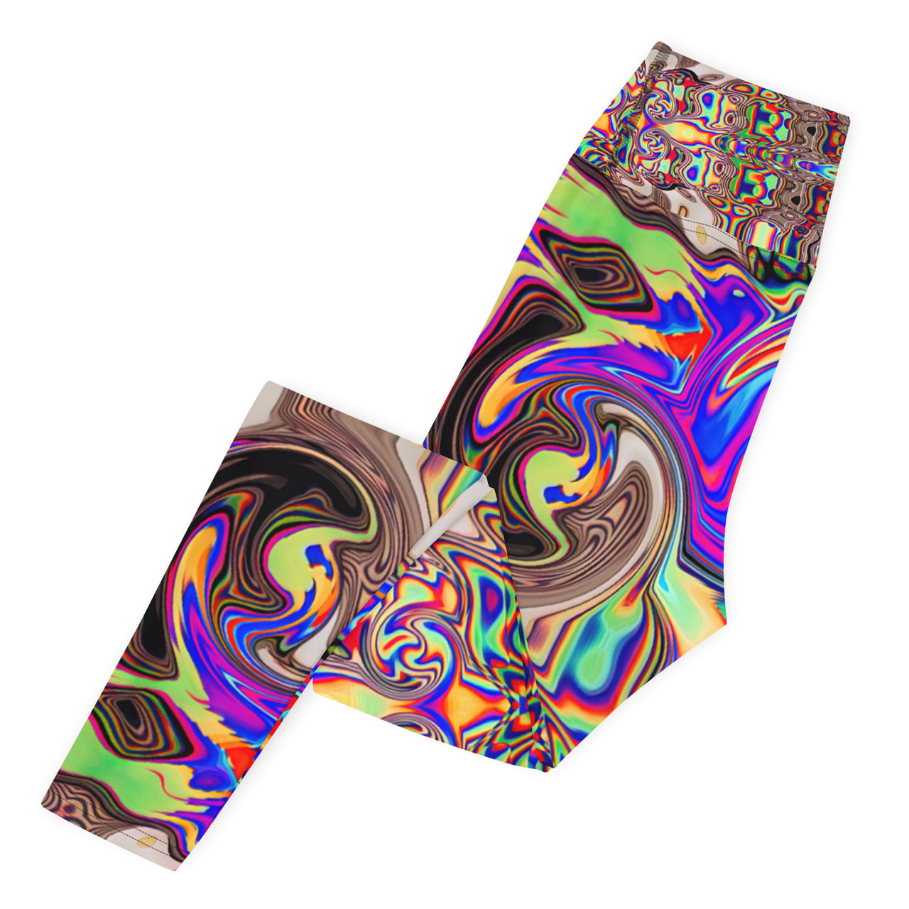 Psychedelic Visionary Art Futuristic Rave Leggings