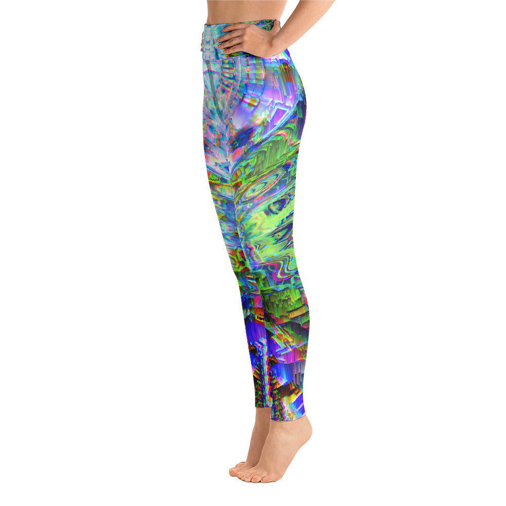 Psychedelic Visionary Art Futuristic Rave Leggings