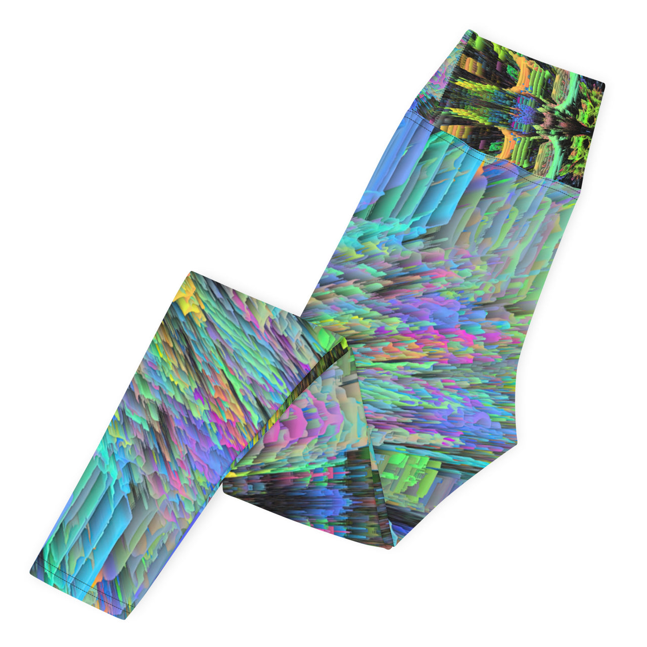 Psychedelic Visionary Art Futuristic Rave Leggings