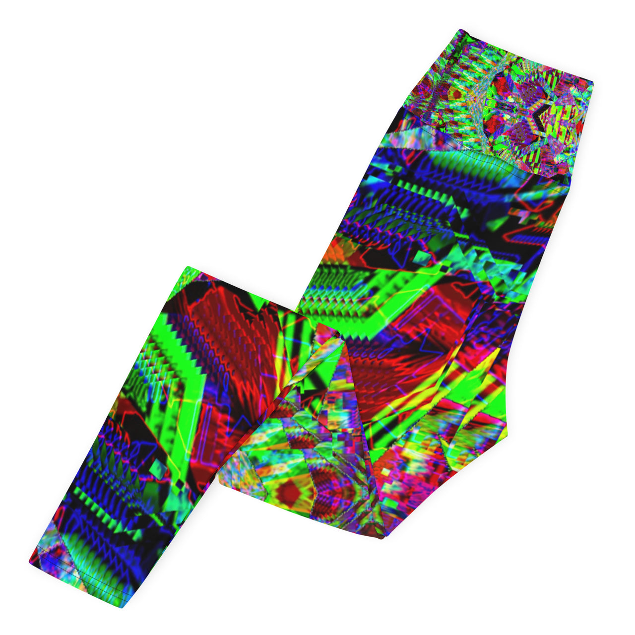 Psychedelic Visionary Art Futuristic Rave Leggings