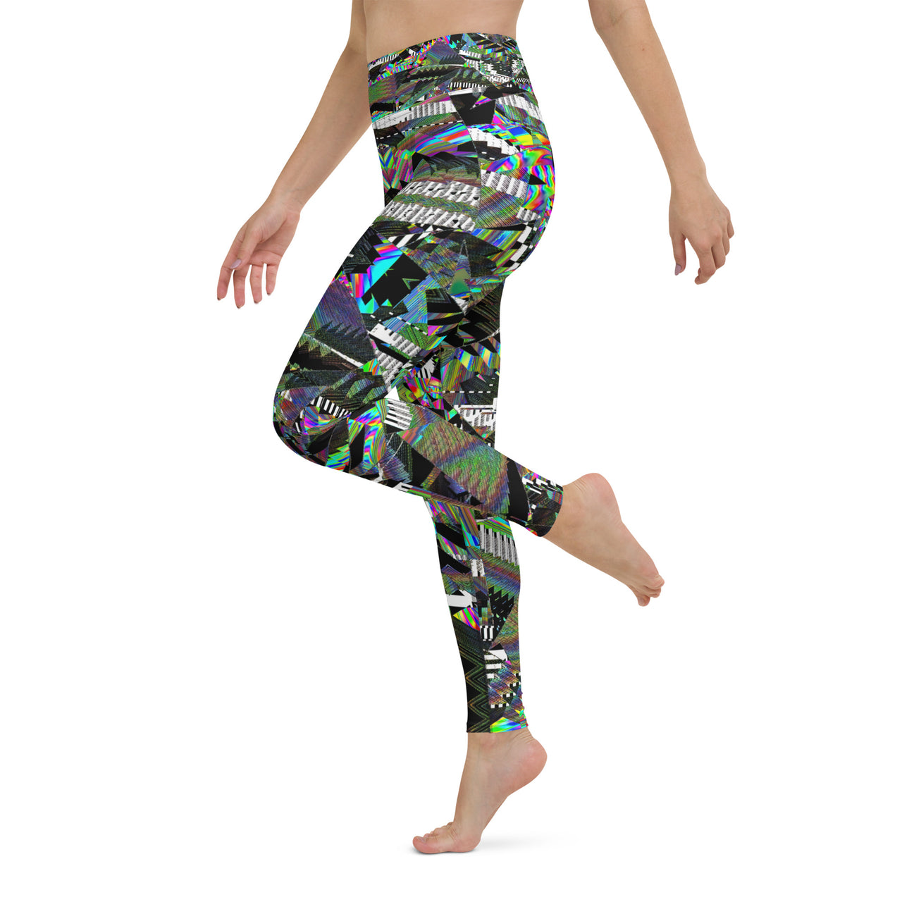 Psychedelic Visionary Art Futuristic Rave Leggings