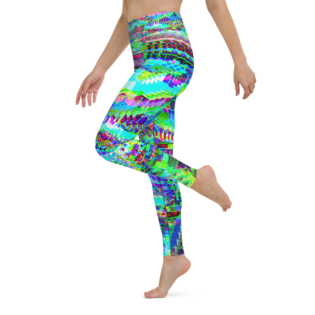 Psychedelic Visionary Art Futuristic Rave Leggings