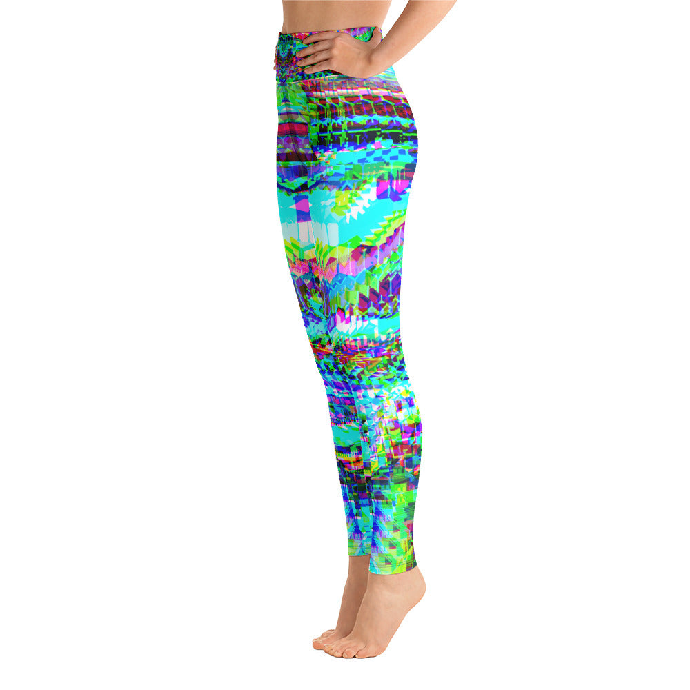 Psychedelic Visionary Art Futuristic Rave Leggings