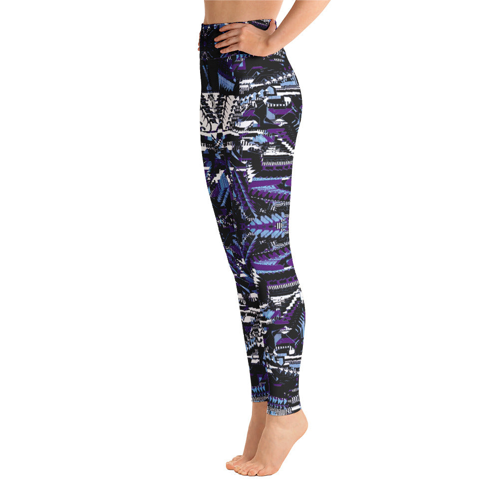 Psychedelic Visionary Art Futuristic Psytrance Rave Leggings