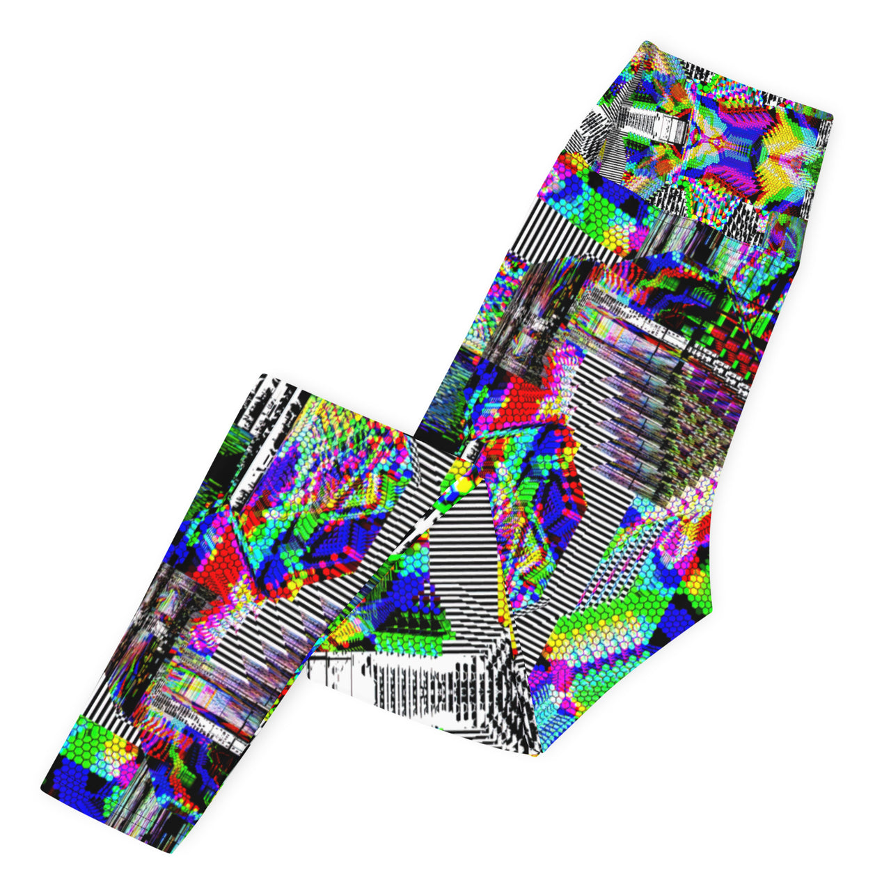 Psychedelic Visionary Art Futuristic Psytrance Rave Leggings