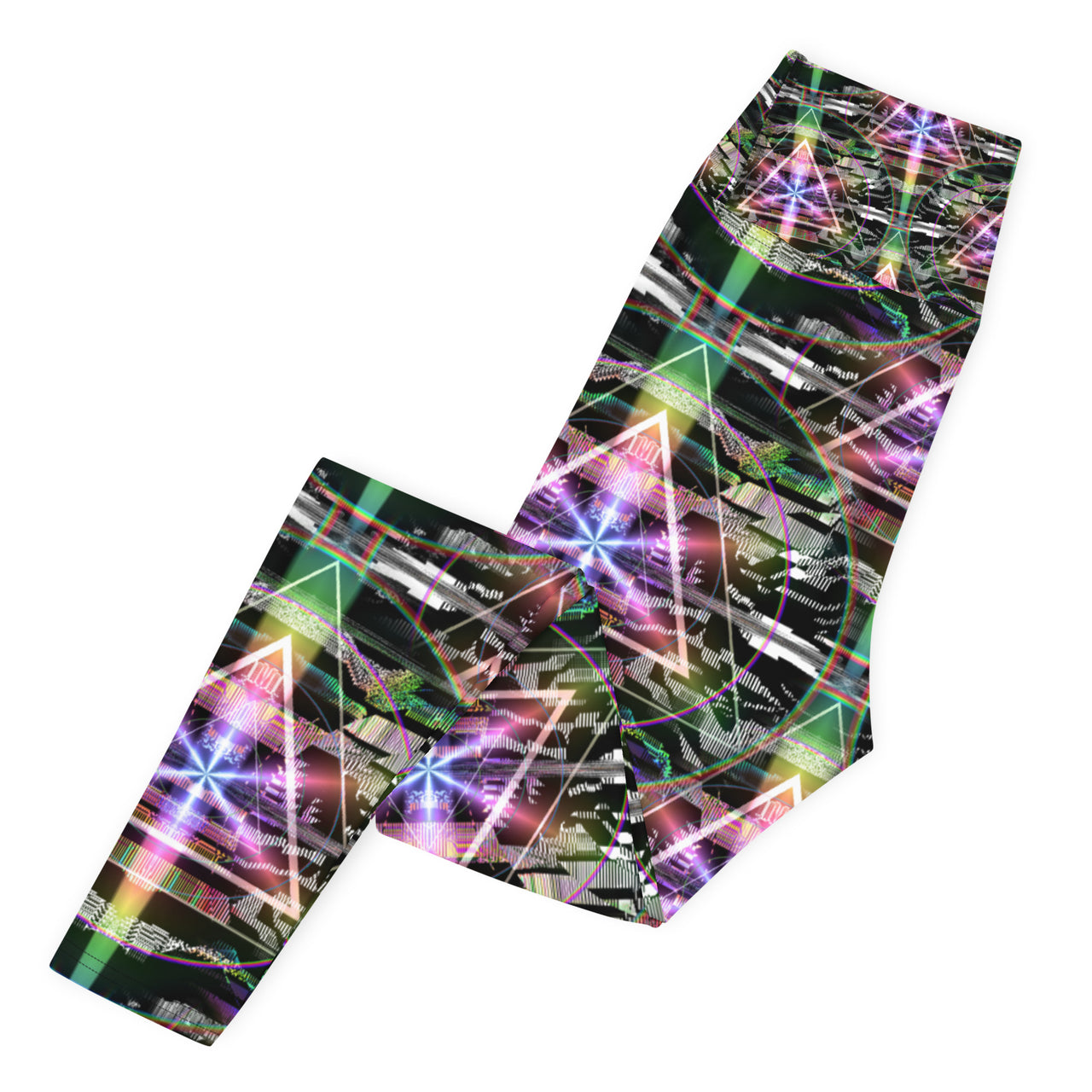 Psychedelic Visionary Art Futuristic Rave Leggings