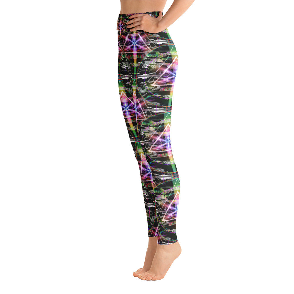 Psychedelic Visionary Art Futuristic Rave Leggings