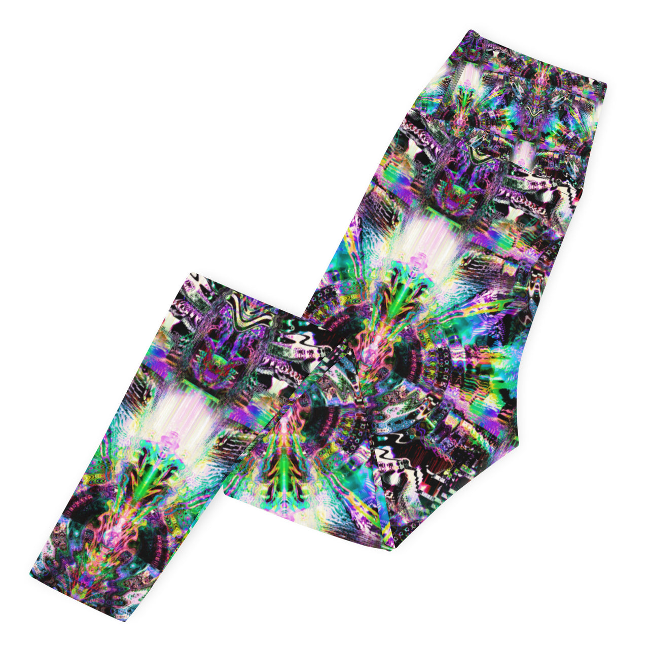 Psychedelic Visionary Art Futuristic Rave Leggings