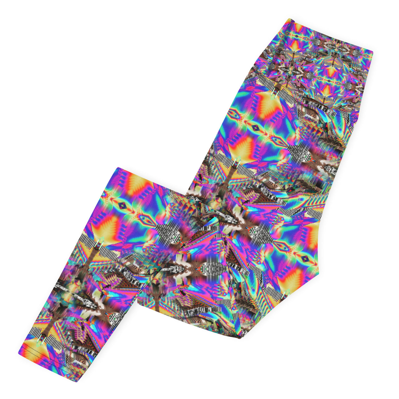 Psychedelic Visionary Art Futuristic Rave Leggings