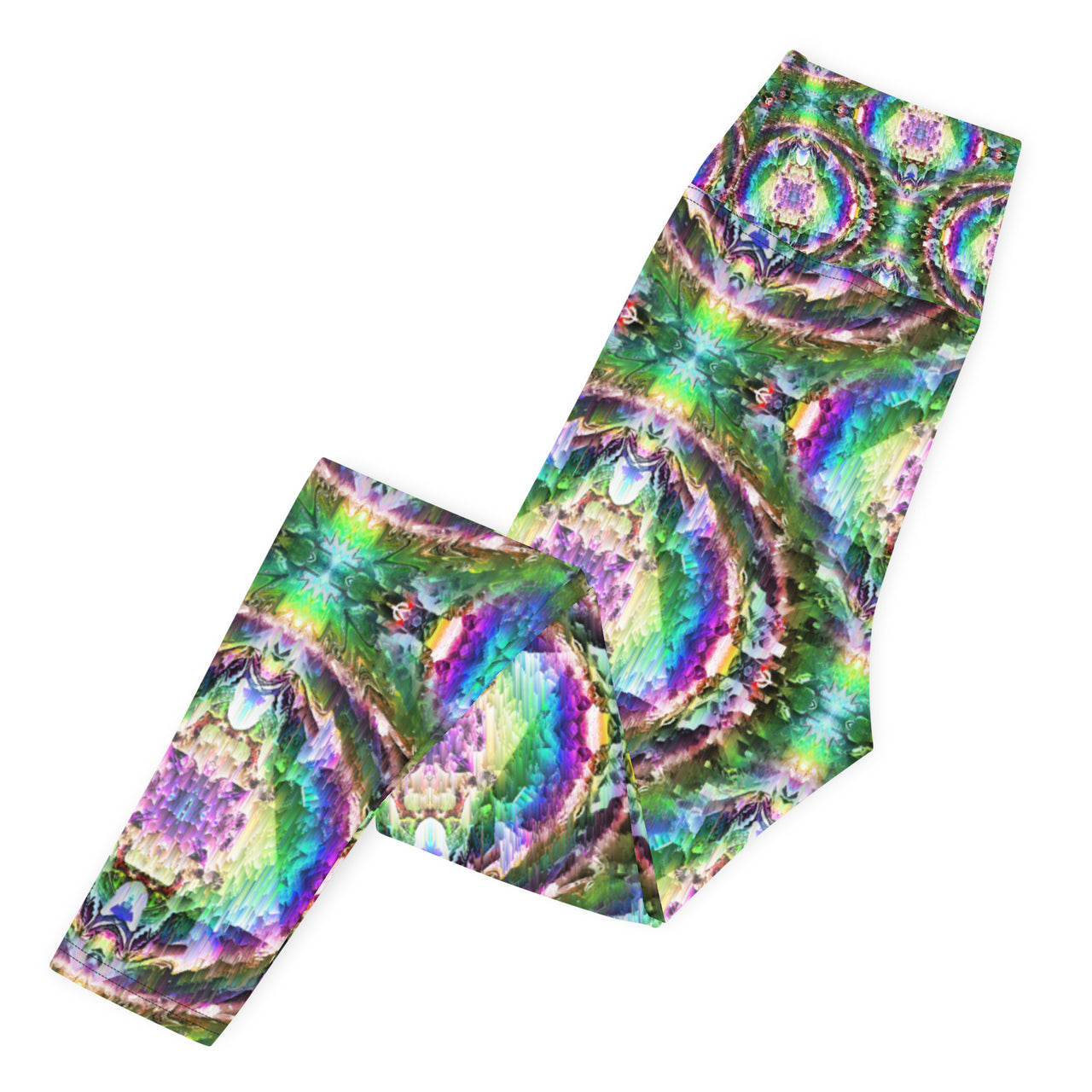 Psychedelic Visionary Art Futuristic Rave Leggings