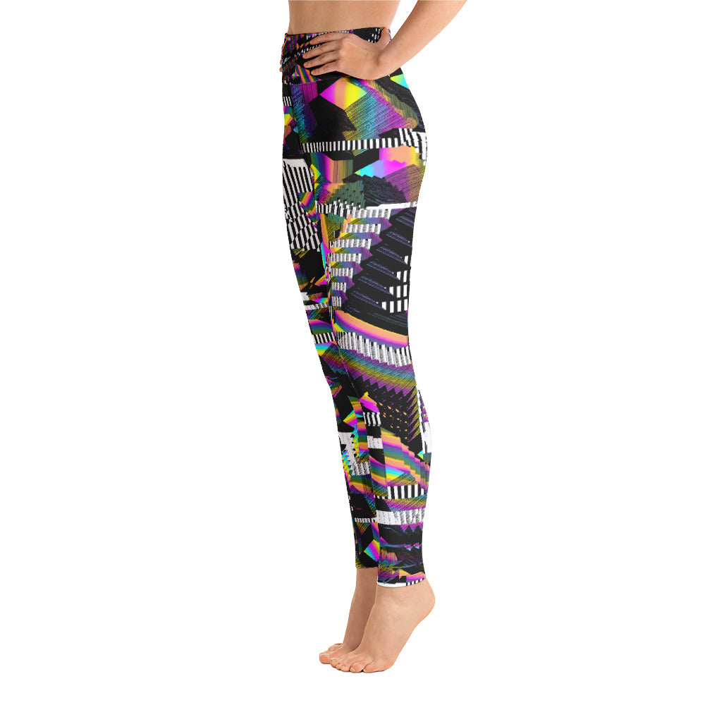 Psychedelic Visionary Art Futuristic Rave Leggings