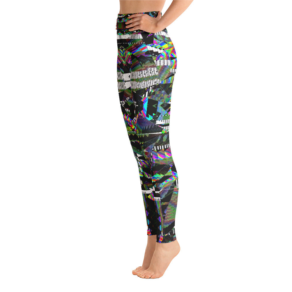 Psychedelic Visionary Art Futuristic Rave Leggings