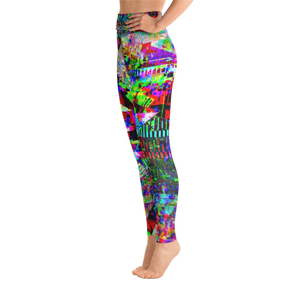 Psychedelic Visionary Art Futuristic Rave Leggings