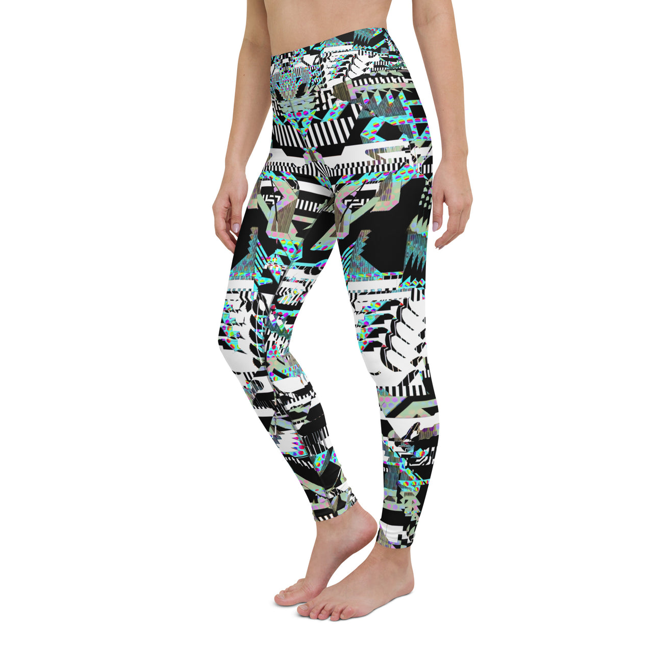 Psychedelic Visionary Art Futuristic Rave Leggings