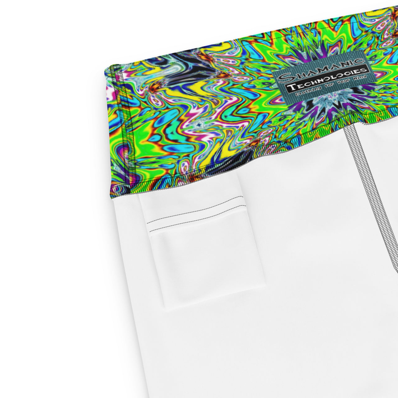 Psychedelic Visionary Art Futuristic Rave Leggings