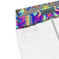 Thumbnail for Psychedelic Visionary Art Futuristic Psytrance Rave Leggings