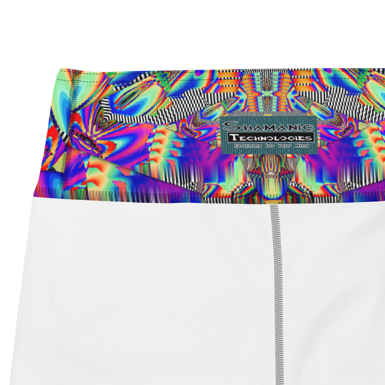 Psychedelic Visionary Art Futuristic Psytrance Rave Leggings