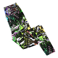 Thumbnail for Psychedelic Visionary Art Futuristic Psytrance Rave Leggings