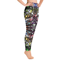 Thumbnail for Psychedelic Visionary Art Futuristic Psytrance Rave Leggings