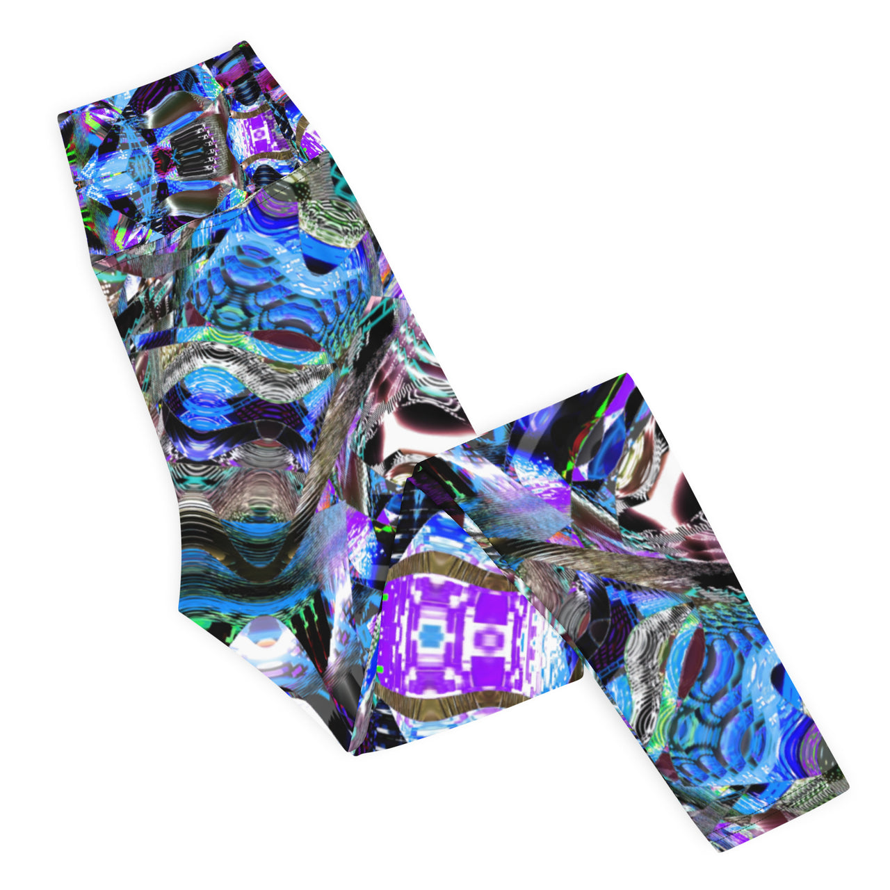 Psychedelic Visionary Art Futuristic Psytrance Rave Leggings