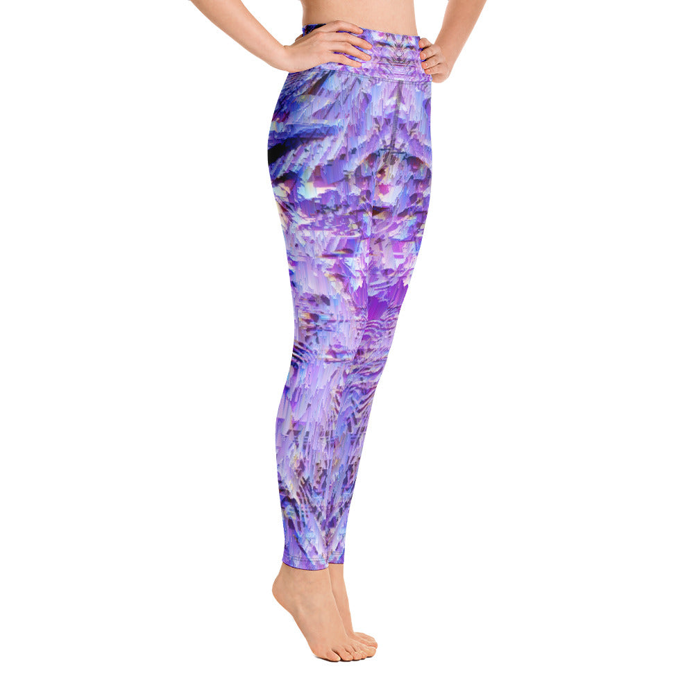 Psychedelic Visionary Art Futuristic Rave Leggings