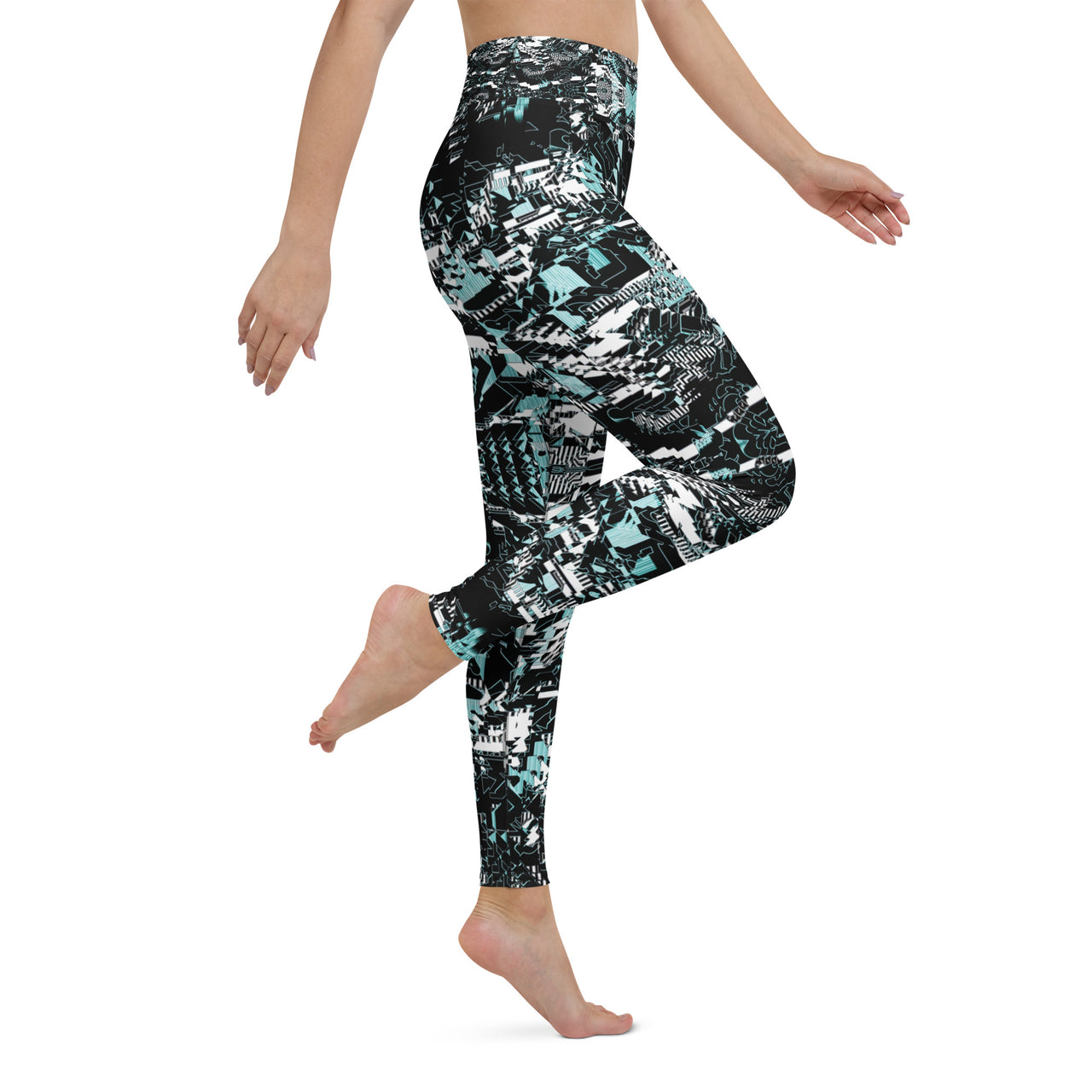 Psychedelic Visionary Art Futuristic Rave Leggings