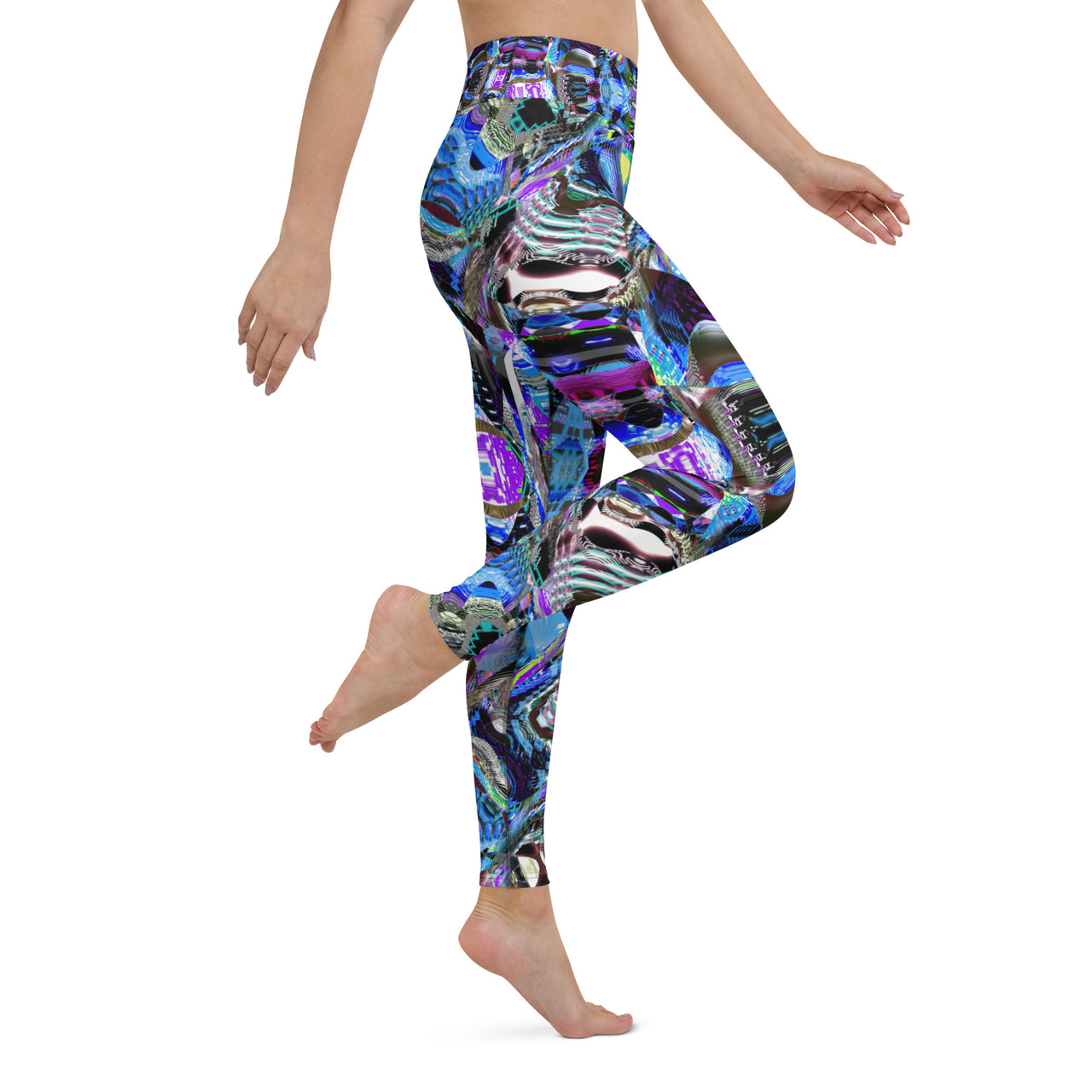 Psychedelic Visionary Art Futuristic Rave Leggings