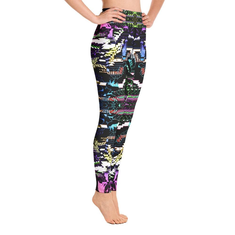 Psychedelic Visionary Art Futuristic Rave Leggings