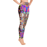 Thumbnail for Psychedelic Visionary Art Futuristic Rave Leggings