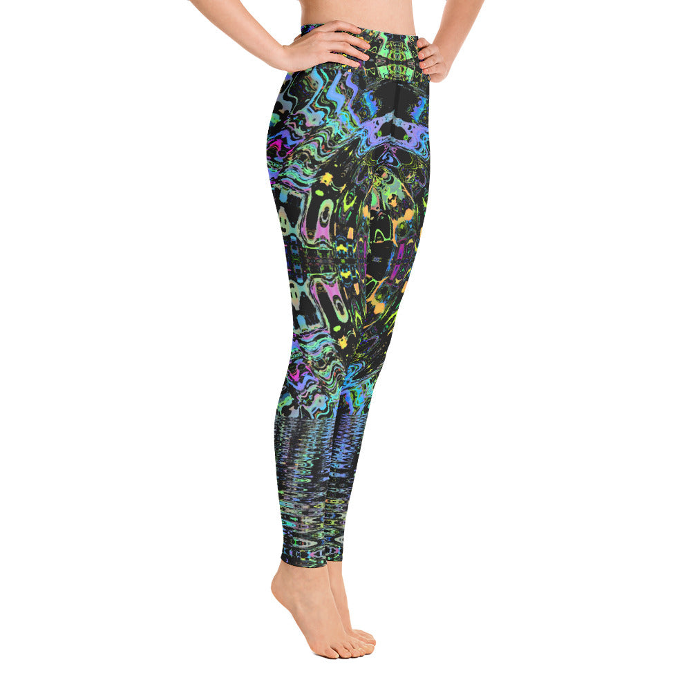 Psychedelic Visionary Art Futuristic Rave Leggings