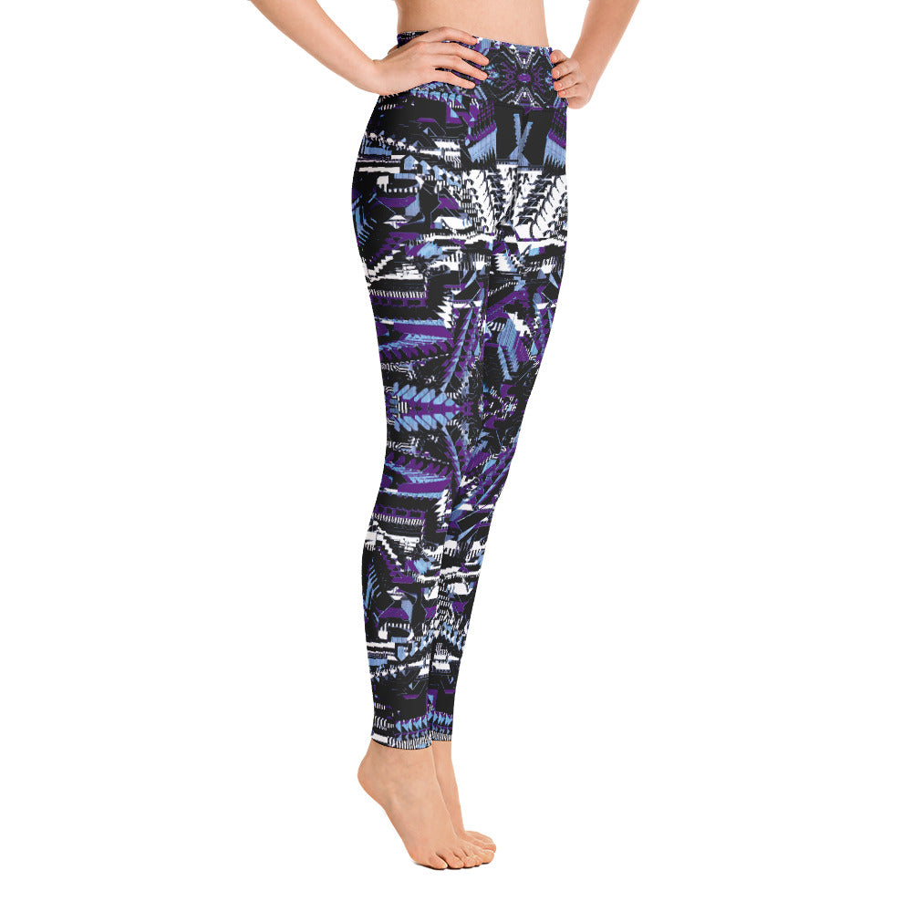 Psychedelic Visionary Art Futuristic Psytrance Rave Leggings