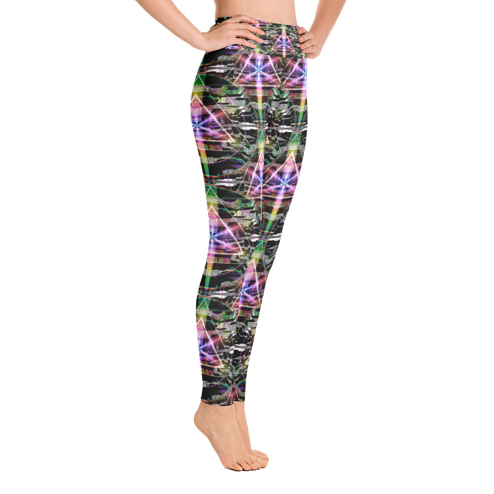 Psychedelic Visionary Art Futuristic Rave Leggings