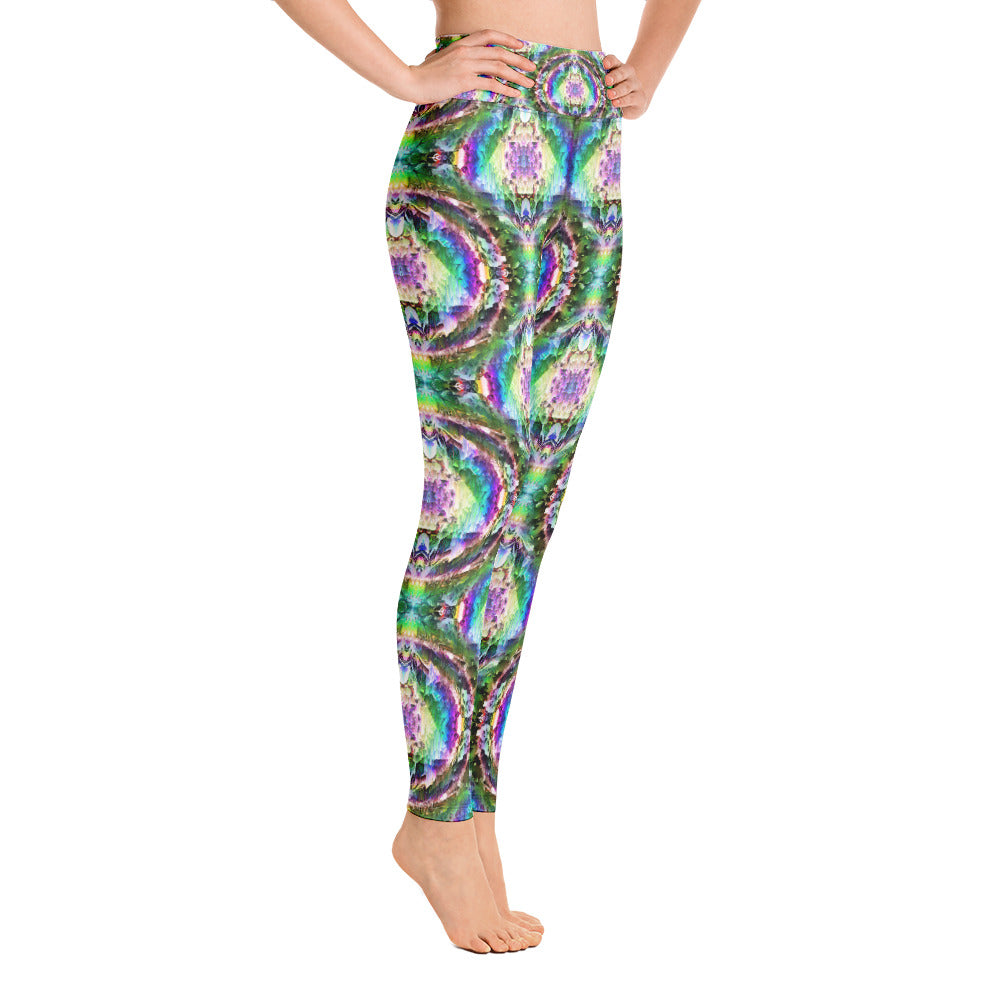 Psychedelic Visionary Art Futuristic Rave Leggings