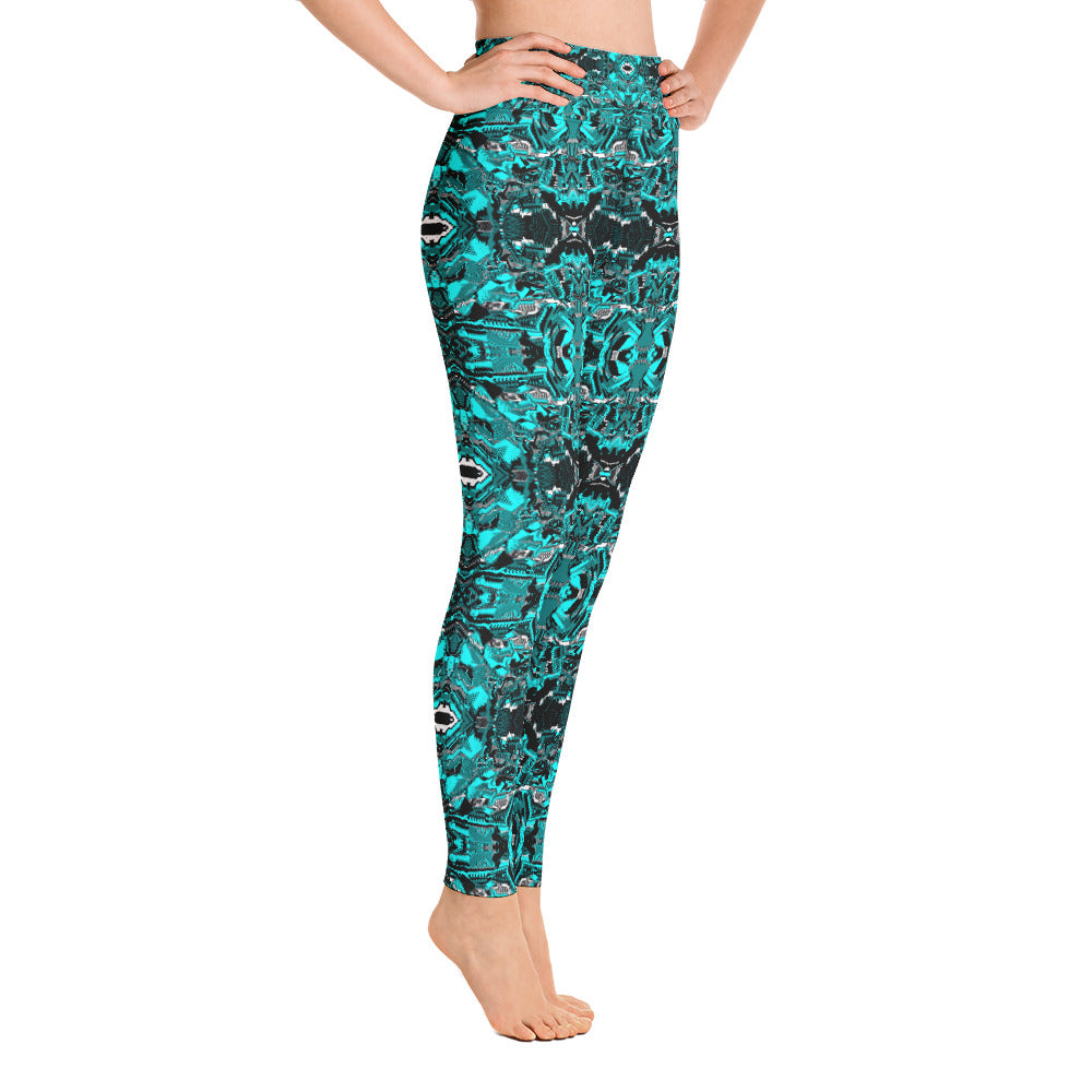 Psychedelic Visionary Art Futuristic Psytrance Rave Leggings