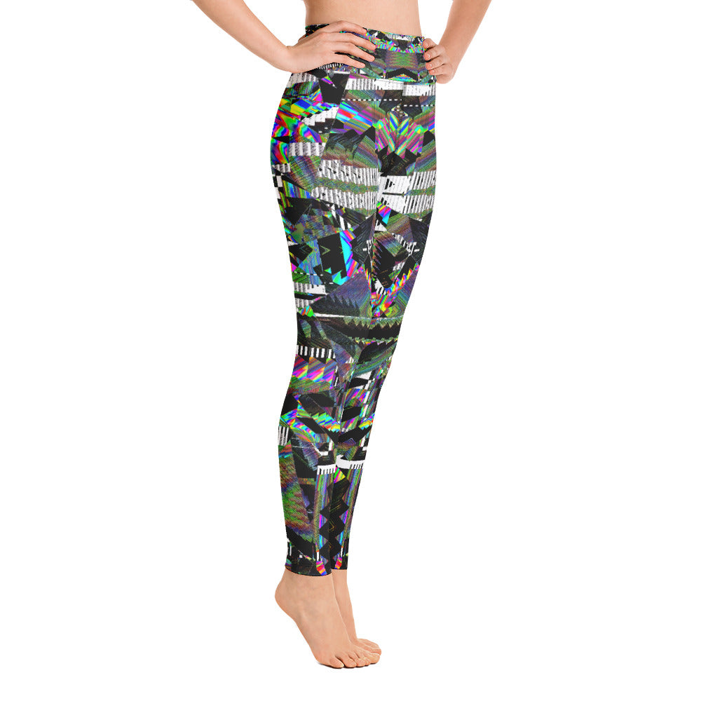 Psychedelic Visionary Art Futuristic Rave Leggings