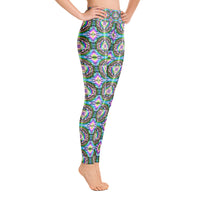 Thumbnail for Psychedelic Visionary Art Futuristic Psytrance Rave Leggings