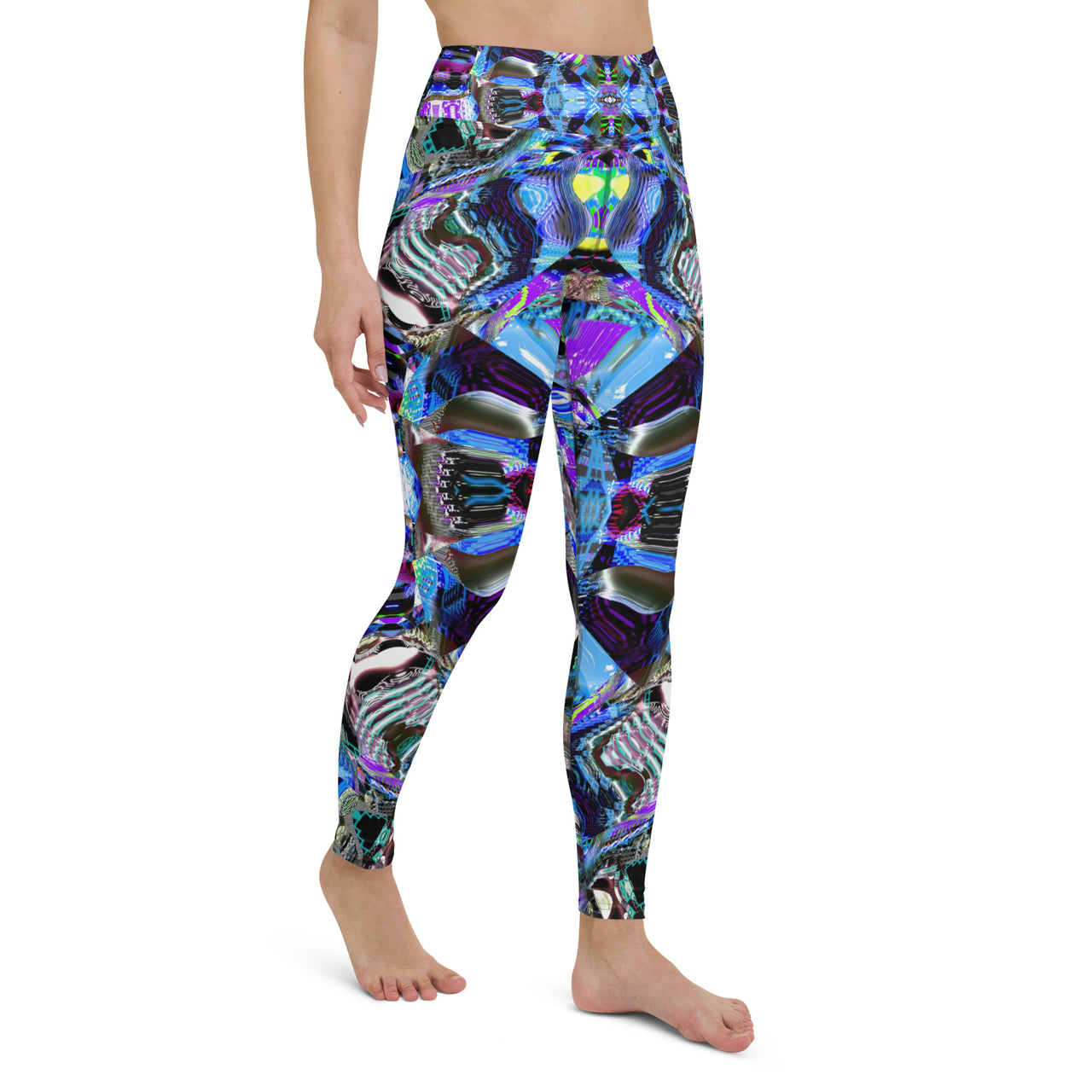 Psychedelic Visionary Art Futuristic Rave Leggings